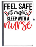 Udnag Ruled Notebook Diary Nurse | Feel Save, [A5 80Pages 80Gsm]