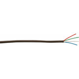 Coleman Cable 553040407 18/4 Vinyl Thermostat Wire, 250Feet, Brown