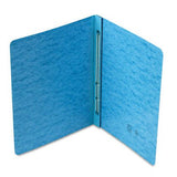 Side Opening Report Cover, Prong Clip, Letter, 3 Capacity, Blue [Set of 3]