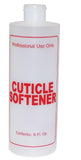 2X Plastic Bottle with Caps- 8oz Natural Color -Empty Bottle for Nail Supply (Culticle Softener)