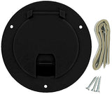 Valterra A102135BKVP Black Large Round Electric Hatch