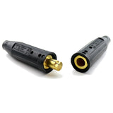 WeldingCity TwecoLenco Style TwistLock Insulated Male/Female Connector Pair for Welding Cable 3/04/0 (7095mm) in Miller Linc