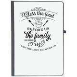 Udnag Ruled Notebook Diary Blessing | Bless The Food, [A5 80Pages 80Gsm]