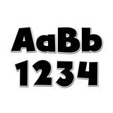 Bold Black 4 Designer Letters, 199 Per Pack, 3 Packs