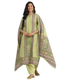Libas Women'S Silk Blend Kurta Set (400060O_Green_M)