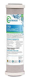 Matrikx 10 inch CTO Carbon Block Filter now with Chloramine Reduction, 2.5 inch x 10 inch, 3225010MATRIKX, Gray