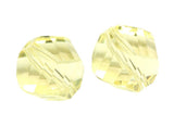 50pcs Adabele Austrian 8mm Faceted Helix Spiral Irregular Crystal Beads Jonquil Yellow Compatible with Swarovski Preciosa Crysta