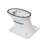 SEAVIEW AFT Raked 5 White Modular Mount | Designed for radars, Starlink, satdomes, cameras & searchlights | 7 x 7 base plate | T
