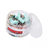 STYLEHEAVEN 2x48 Pieces Push Pins Tacks Set Multifunctional Folding for Essay Files Paper
