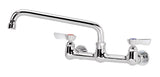 Krowne Silver Series 8 Center Wall Mount Faucet, 10 Spout