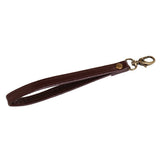 Heavenglow Durable Leather Replacement Wrist Strap For Clutch, Wristlet, Purse Brown