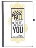Udnag Ruled Notebook Diary Love | When You Fall I Will Be There To Catch You, [A5 80Pages 80Gsm]