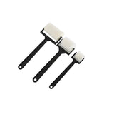 3Pc Roller Sponge Set With Blue Handle EasyToUse Painting Tools For Smooth Application