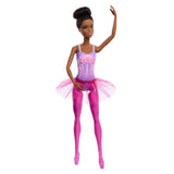 Barbie Ballerina Doll, Brunette Fashion Doll Wearing Purple Removable Tutu, Posed with Ballet Arms & en PointeToe Shoes