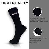 Xjarvis Texas Mens Formal Crew Socks For Office Business School Uniform & Work Use | Cotton Rich Odour-Free Breathable Calf-Length Socks For Men |Pack Of 3 (White),White,,B0CQK971QY