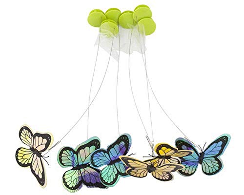 All for Paws Interactive Cat Butterfly Flutter Replacements Cat Fun Playing Toy, Re-Fill - 6 Pack