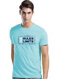 Adro No Rules No Limits Mens Printed T-Shirt (Rnr-M-Lim-Mi_Mint_L)