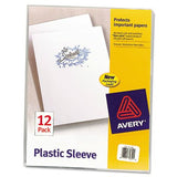 Plastic Sleeves, 12/Pack [Set of 2]
