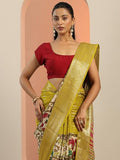 Libas Womens Woven Design Silk Blend Saree With Blouse Piece Multicolour Onesize 16647P
