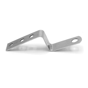 Joyangy 15Pcs Z Shaped Corner Bracket Furniture Support Bracket with Mounting Screws for Wood Shelves (1inch)