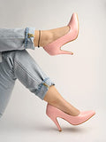 Shoetopia Light-Pink Heels For Women,Light-Pink,4,B0C3RMSGFV