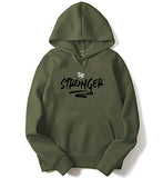 Adro The Stronger Hoodies/Sweatshirts For Men & Women (H20-M-Sgr-Ol_Olive_S)