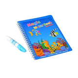 KATHORWARES Magic Water Coloring Book for Kids 25 Years with Reusable Pen | No Mess Drawing Painting Book | Magic Color Reveal