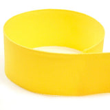 USA | American Made 1-3/8Yellow Solid Grosgrain Ribbon - 100 Yards - (Multiple Widths & Yardages Available)
