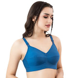 Trylo Riza - Classicfit Bra - Classicblue - 38 - D - Cup,CLASSIC BLUE,38,B0DYDXB6PL
