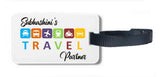 SubhashiniS Travel Partner Name Luggage Tag Customised Personalized Tour Travel Tag 02