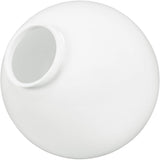 KastLite 8 White Acrylic Lamp Post Globe | Smooth Textured with 3.91 Fitter Neck | Manufactured in the USA