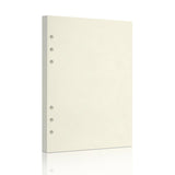 Mafegu A5 Blank Refill Paper, A5 Loose Leaf Paper 6 Hole Notebook Refills