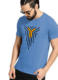 Adro Graphic Design Mens Cotton Printed T-Shirts (R21-M-Lnl-Sk_Skyblue_2Xl)