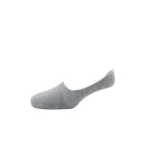 Van Heusen Regular Cotton No Show MenS Plain Pattern Socks Light Grey Melange