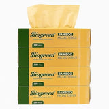 Biogreen bamboo Soft Facial/Face Tissues, 2 Ply 100 Pulls Each Box (Pack of 6)