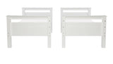 Powell White Bunk Bed, Twin,