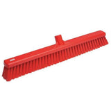 Vikan 31994 Fine Sweep Floor Broom Head, Polypropylene Block, 231/2inch Polyester Bristle, Red