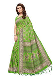 Anni Designer Women'S Mysore Silk Tassels Border Bird Printed Saree With Blouse,Parrot Green,FS,Silk,with blouse piece,Saree