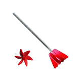 Paint Mixer Drill Attachment - Helix Mixer for 1 Gallon of Paint Epoxy, Resin, Silicone - Consistent Even Flow Stirrer Paddle - 