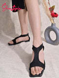 Shoetopia Women'S Girls-Snd-199 Flat Sandal-5 Kids Uk (Girls-Snd-199-Black)-Eu38,Black,5,B0D54G4VWS