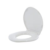 Big John Products 6W Big John 6-W Oversized Seat with Cover - for Round Or Elongated Toilet Bowls - Weight Capacity 800 Pounds -