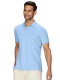Xyxx Men'S Solid Regular Fit Shirt (Xy_Cr14_Polo Tshirt_1_Sky Blue