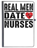 Udnag Ruled Notebook Diary Nurse | Real Men Date Nurses, [A5 80Pages 80Gsm]