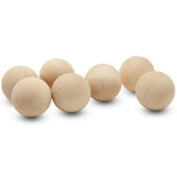 4 inch Round Wooden Balls for Crafts, Bag of 5 Unfinished and Smooth Round Birch Hardwood Balls, and Wooden Spheres, by Woodpeck