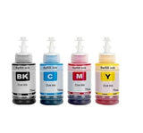 Hynear Refill Ink Bottle Set Suitable for E480 AllinOne Printer Black, Cyan, Magenta & Yellow (70ml X 4 Bottle)