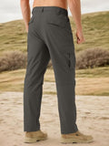 Toplot Men'S Functional Straight-Fit Cargo Pants (Men-Zip-Cargo-5216-Dark Grey-30),Dark Grey,30,B0DQYHV6SC