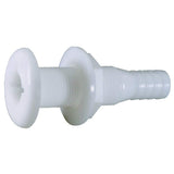 Attwood 3896-3 3/4 in. Thru-Hull Connector, white