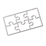 ATORSE 2xJigsaw Puzzle Metal Cutting Dies DIY Scrapbooking Paper Embossing Decor