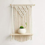 Aain Macrame Wall Hangings Shelf |106| Boho Hanger Pattern, Home Decor Cotton Decorations For Home Garden, Living Room, Bedroom 