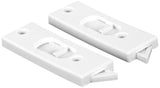PrimeLine F 2599 33/8 In. White Plastic Window Lock with springloaded Tilt Latch (Single Pack)